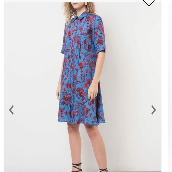 Derek Lam silk button down short sleeve women’s size 0 - Picture 5 of 14